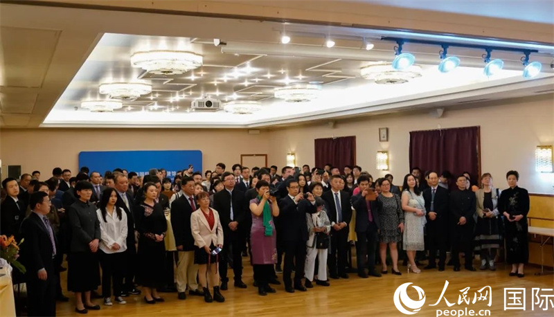 招待会现场。王文 摄
