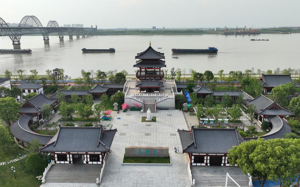 这是6月14日拍摄的琵琶亭（无人机照片）。新华社记者 万象 摄