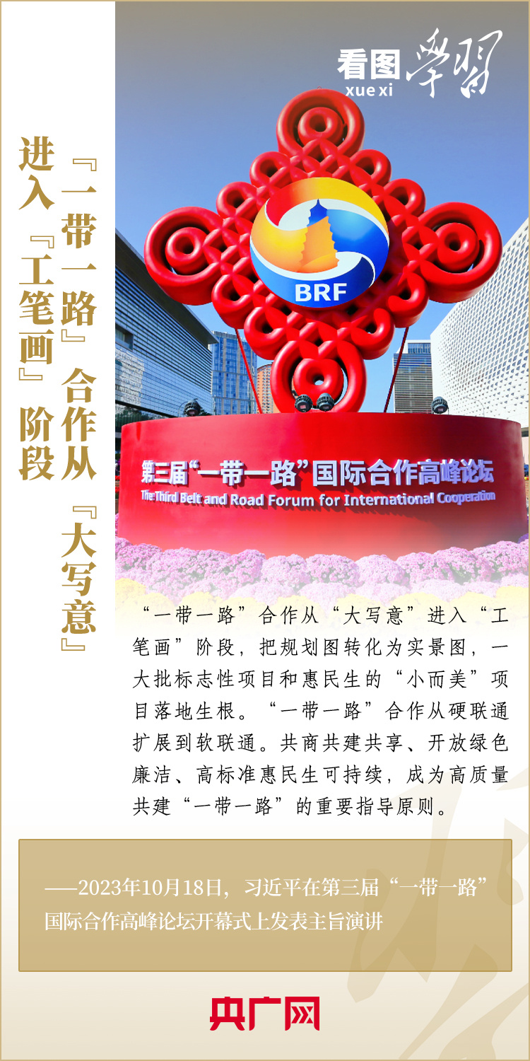 看图学习·大道共通丨共建“一带一路”汇集着人类共同发展的最大公约数