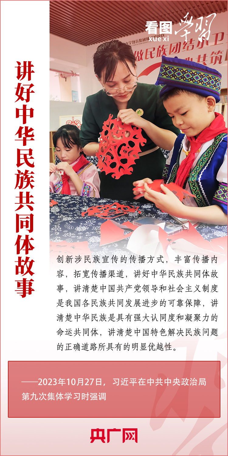 看图学习丨铸牢中华民族共同体意识 推进新时代党的民族工作高质量发展
