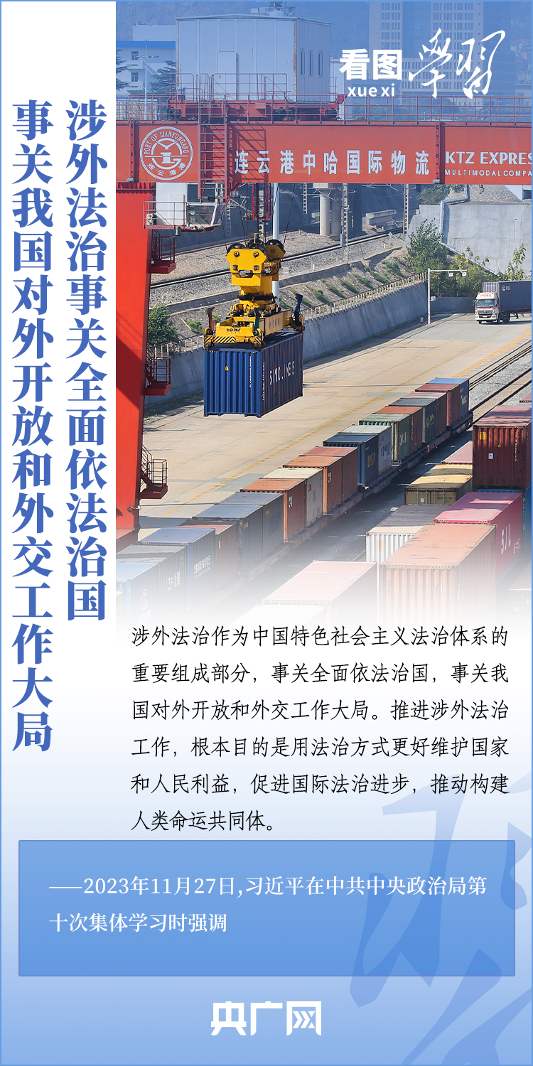 看图学习 | 加强涉外法治工作 既是长远之需也是当务之急